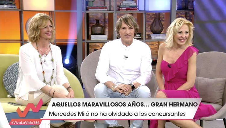 María José Galera, Ismael Beiro y Ania Iglesias en el plató de 'Viva la vida' | Foto: Telecinco.es