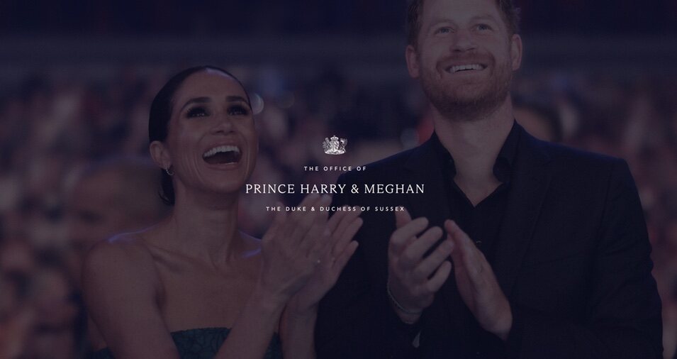 La web Sussex.com del Príncipe Harry y Meghan Markle