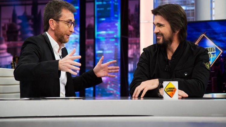 Juanes con Pablo Moos en 'El Hormiguero'/ Foto: Antena 3