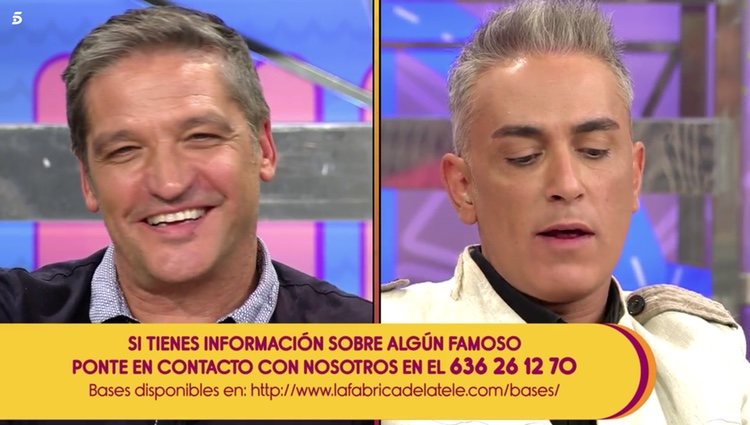 Gustavo González se ríe ante las acusaciones de Kiko Hernández Foto: Telecinco