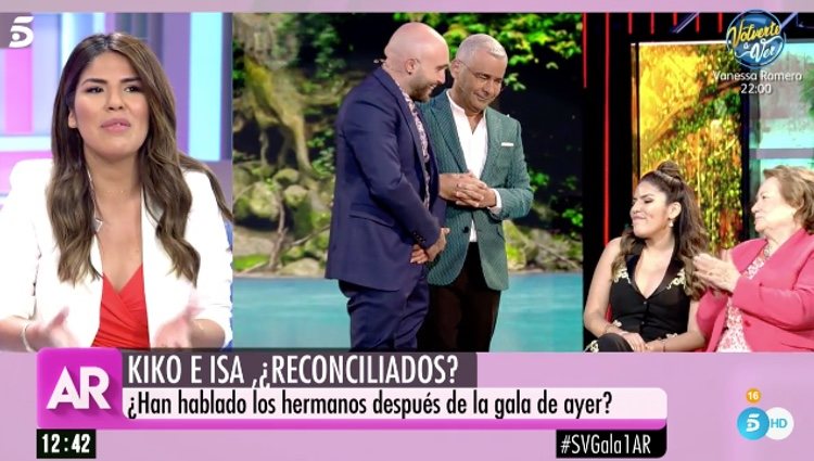 Chabelita Pantoja hablando de su reencuentro con Kiko Rivera / Telecinco.es