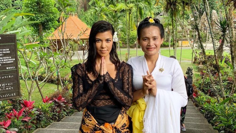 Kourtney Kardashian durante las vacaciones en Bali | Foto: Instagram