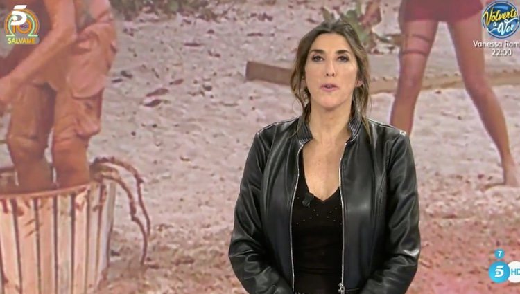 Paz Padilla dando el discurso de aniversario l Foto: Telecinco.es