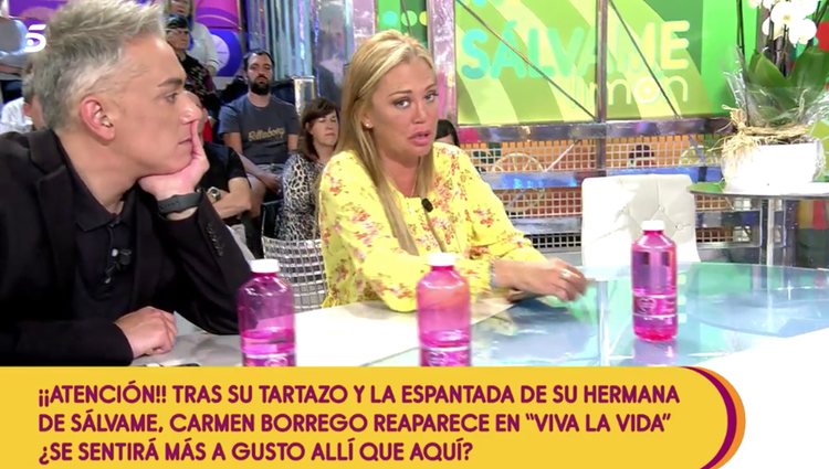 Belén Esteban habla sobre la aparición de Carmen Borrego en 'Viva la Vida' / foto: telecinco.es