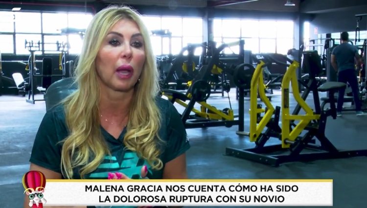 Malena Gracia habla abiertamente de su ruptura / foto: telecinco.es
