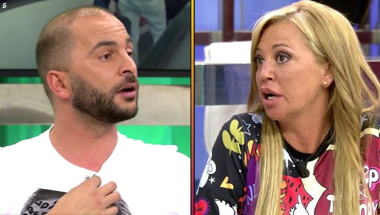 Antonio Tejado y Belén Esteban enfrentados en 'Sálvame' | Foto: Telecinco.es
