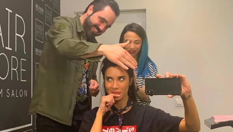 Pilar Rubio haciéndose pruebas de peinados para su boda/ Foto: Instagram
