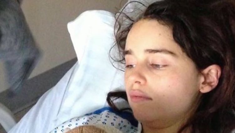 Emilia Clarke en el hospital / Foto: Instagram