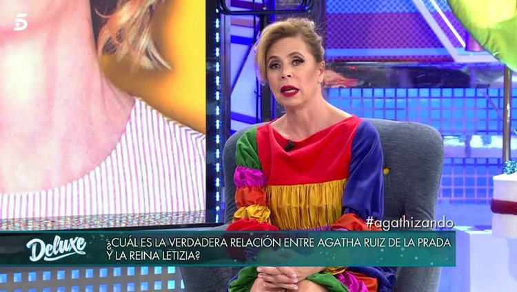 Ágatha Ruiz de la Prada hablando de la Familia Real española / Telecinco.es