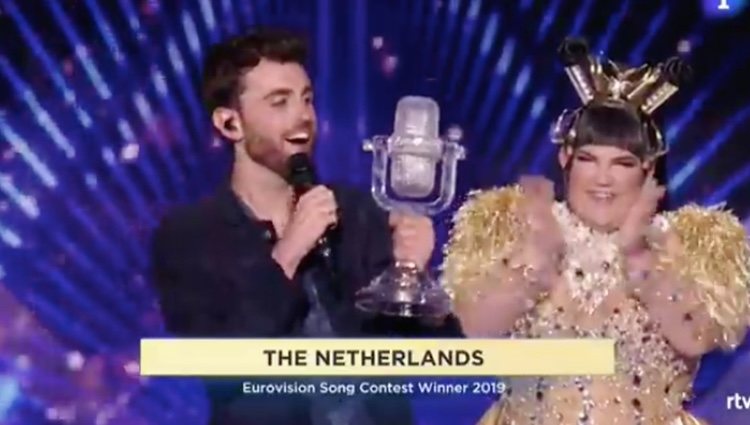 Duncan Laurence tras ganar el Festival Eurovisión 2019/ Foto: La 1