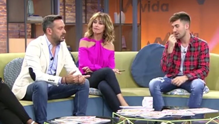 Kike Calleja, Emma García y Alejandro Albalá en 'Viva la Vida' / Foto: Telecinco
