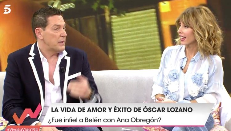 Óscar Lozano hablando en 'Viva la vida' | Foto: telecinco.es