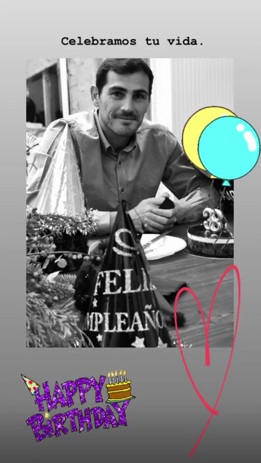 La felicitación de Sara Carbonero a Iker Casillas por su cumpleaños / Instagram