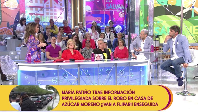 María Patiño hablando sobre Carmen Borrego l Foto: Telecinco.es