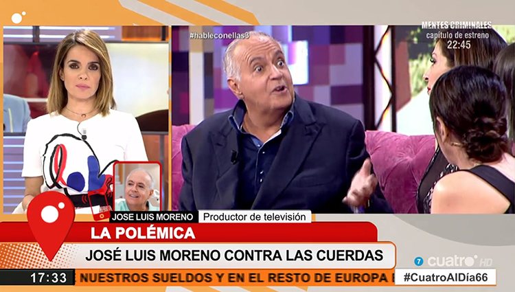 José Luis Moreno en 'Cuatro al día' | Foto: Cuatro.com