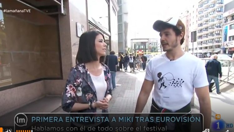 Miki habla sobre su actuación en Eurovisión / Foto: RTVE.es