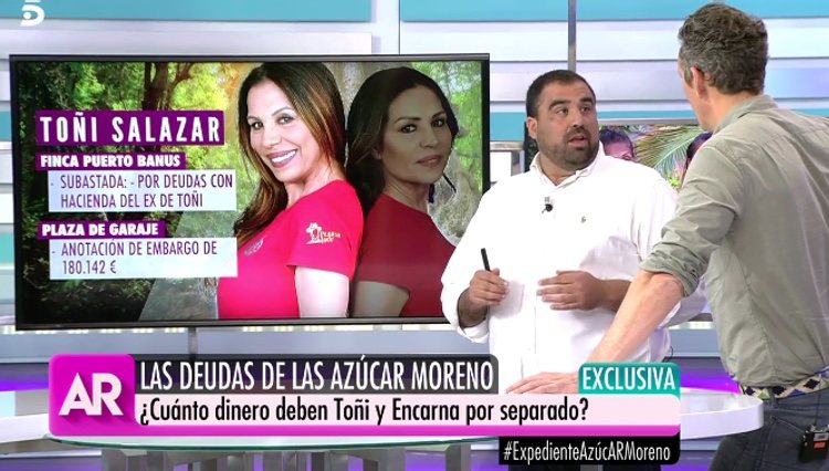 Dani Montero hablando del patrimonio de Azúcar Moreno / Telecinco.es