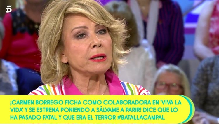 Mila Ximénez hablando de Carmen Borrego / Telecinco.es