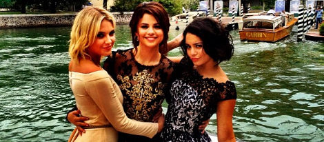 Selena Gomez, Ashley Benson y Vanessa Hudgens en el Festival de Venecia