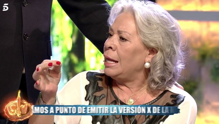 Carmen Gahona se mete con Miriam Saavedra en 'Tierra de nadie' / Foto: telecinco.es