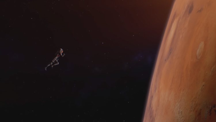 Final del videoclip de 'De la Tierra hasta Marte'