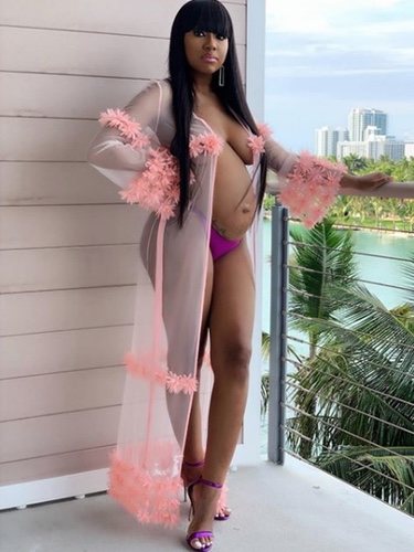 Yung Miami embarazada/ Instagram