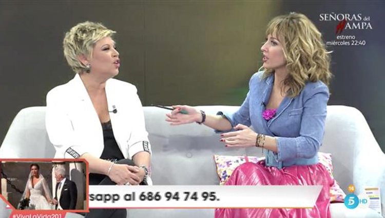 Terelu junto a Emma García en 'Viva la vida' | Foto: Telecinco