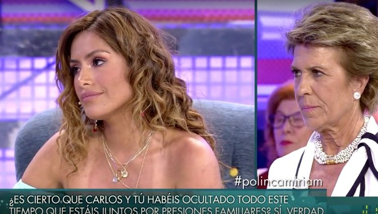 Miriam Saavedra se enfrenta al polígrafo de 'Sábado Deluxe' / Foto: Telecinco.es