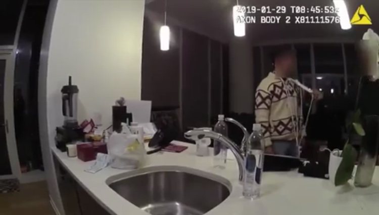 Imagen del vídeo publicado por la policía de Jussie Smollett con la soga al cuello
