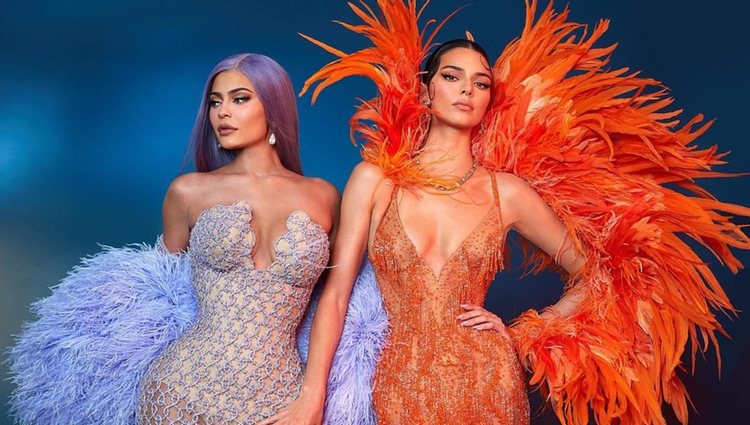 Kylie y Kendall Jenner antes de la Met Gala 2019