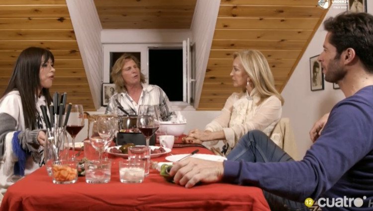 Los cuatro comensales de la séptima edición de 'Ven a cenar conmigo' en casa de Pocholo/Foto:Mitele