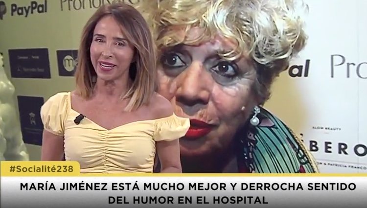 María Patiño habla sobre el estado de salud de María Jiménez / Foto: Telecinco.es