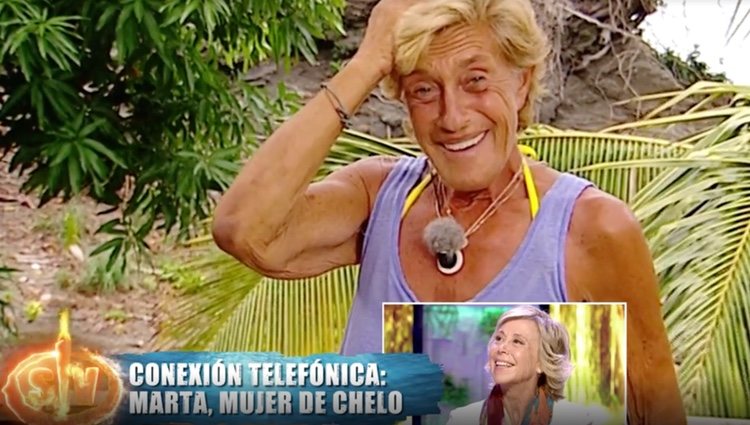 Chelo se emociona al escuchar a Marta / Foto: Telecinco.es