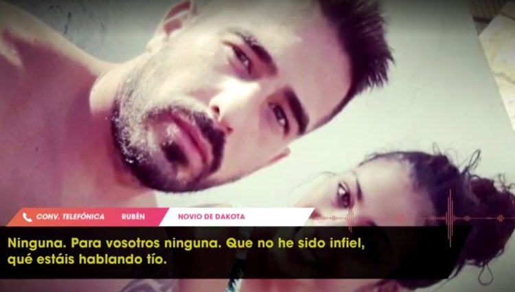 Rubén niega sus infidelidades telefónicamente para 'Viva la vida' / Foto: Telecinco.es