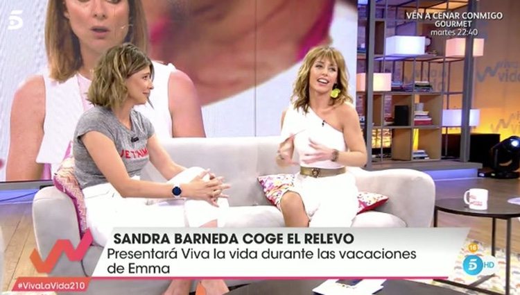 Sandra Barneda y Emma Garcia en 'Viva la Vida'/ Foto: teelcicno.es