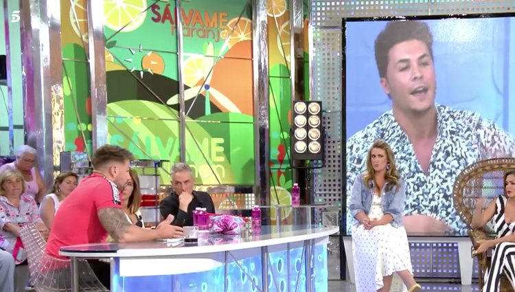 Rafa Mora hablando de Kiko Jiménez en 'Sálvame' Foto: Telecinco