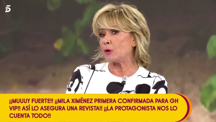Mila Ximénez hablando de 'GH VIP 7' / Telecinco.es