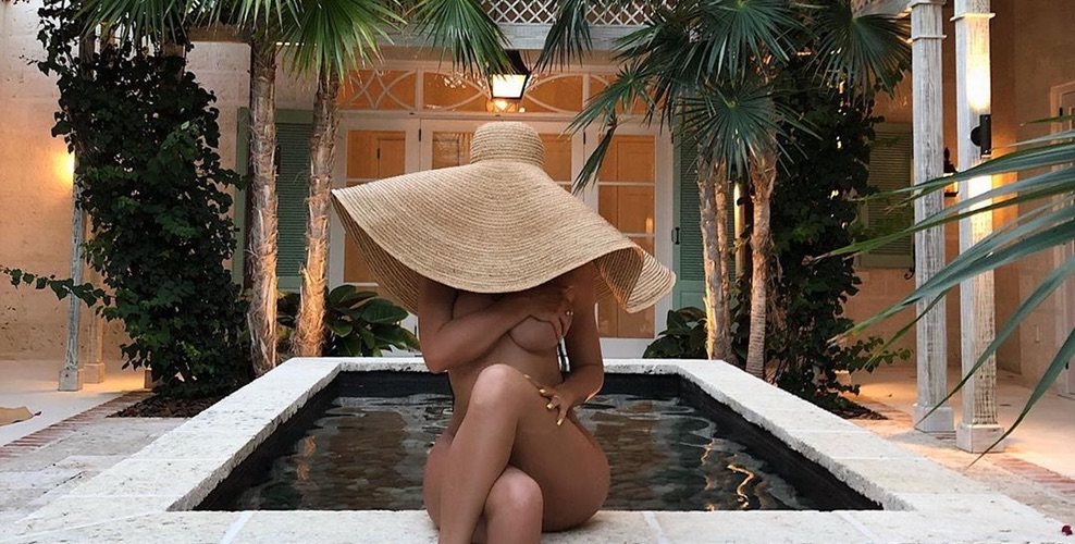 Kylie Jenner en la villa de lujo de Turcos y Caicos/ Foto: Instagram