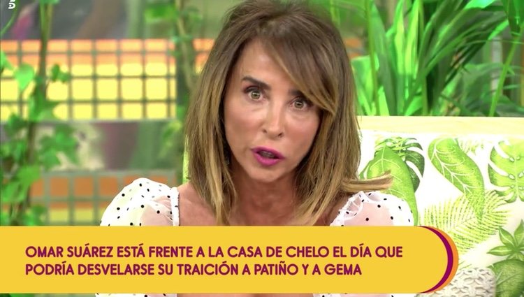 María Patiño se dirige directamente a Chelo García Cortés en 'Sálvame' Foto: Telecinco