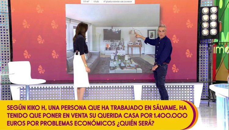 Kiko Hernández dando la noticia de la venta | Telecinco