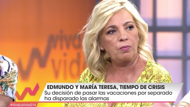 Carmen Borrego en 'Viva la vida' / Foto: Telecinco.es