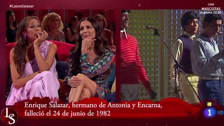 Encarna y Toñi Salazar se emocionan al recordar a su hermano Enrique en 'Lazos de sangre'/Foto: TVE