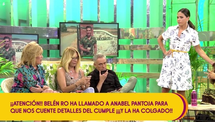 Los colaboradores de 'Sálvame' hablando del desplante de Anabel Pantoja | Telecinco.es