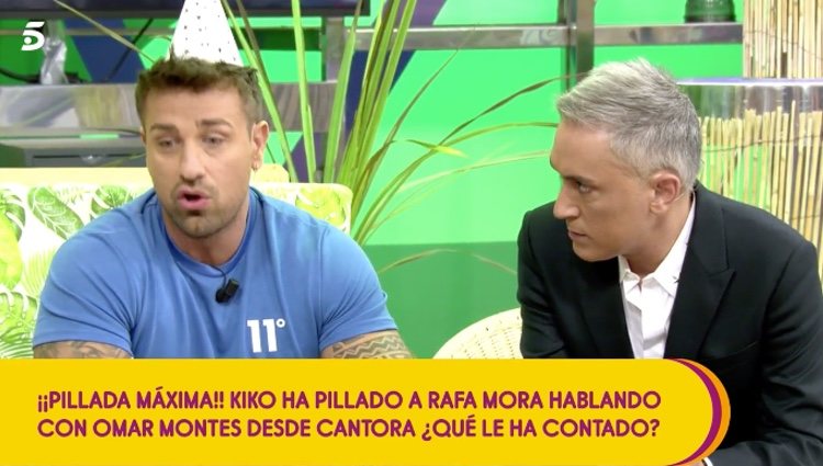 Rafa Mora hablando del altercado / Telecinco.es