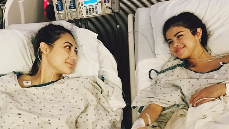 Selena Gomez y Francia Raisa después del trasplante/Foto: Instagram
