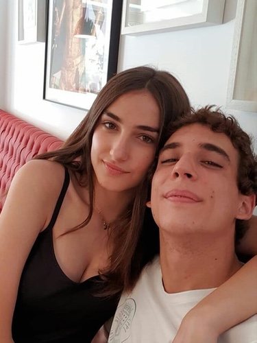 Sandra Escacena y Miguel Herrán juntos en las historias de Instagram de la actriz Foto: Instagram @sandraescacena</p><p>