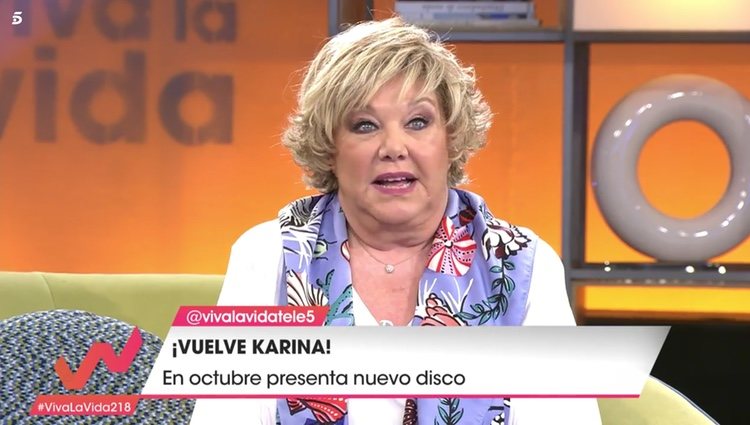 Karina en 'Viva la Vida'/Foto: telecinco.es