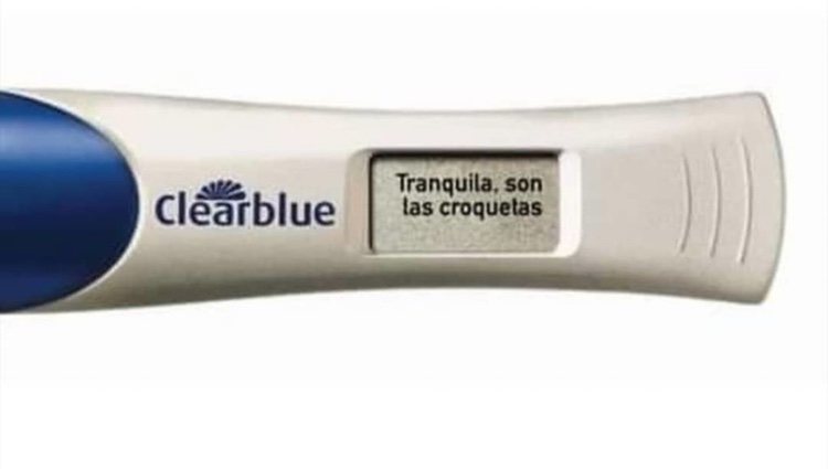 El test de embarazo que ha compartido Paula Echevarría/ Foto: Instagram