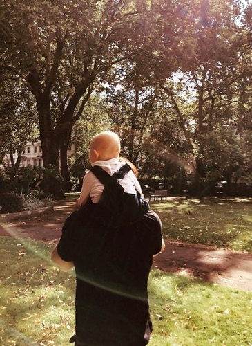 Diane Kruger fotografía a su hija a su marido, Norman Reedus / Foto: Instagram