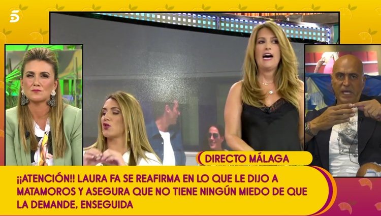 Matamoros hablando de su enfrentamiento con Laura Fa / Telecinco.es